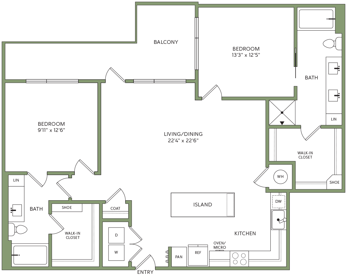 2D floorplan