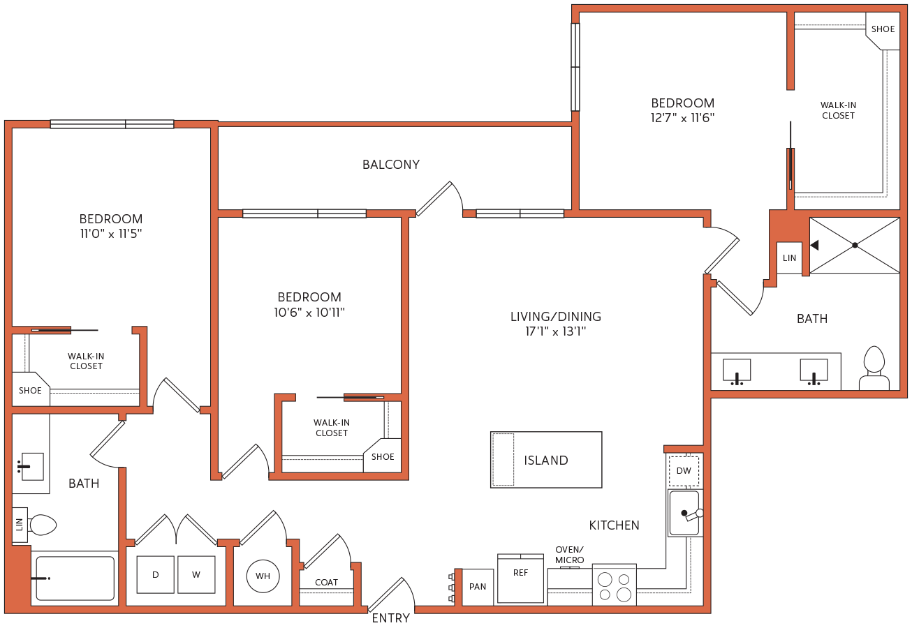 3C floorplan